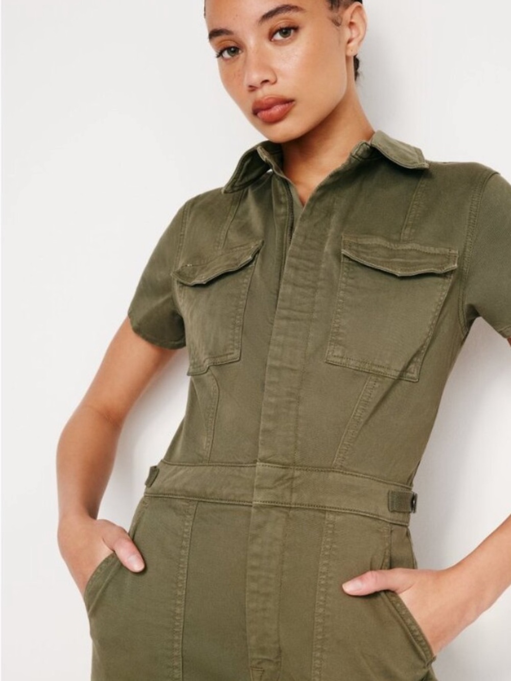 NWT Good American Fit for Success
Jumpsuit - Fatigue Green Size XS - Picture 2 of 5